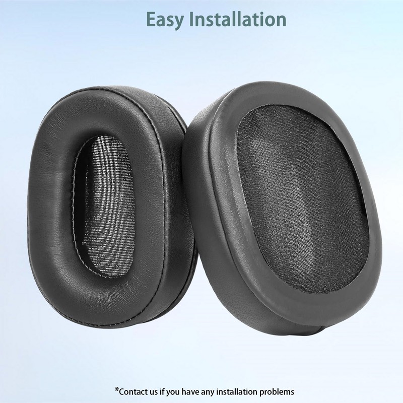 HAIZEEN Ear Pads Compatible with Denon AH-MM400 Headphones Headset (Black)
