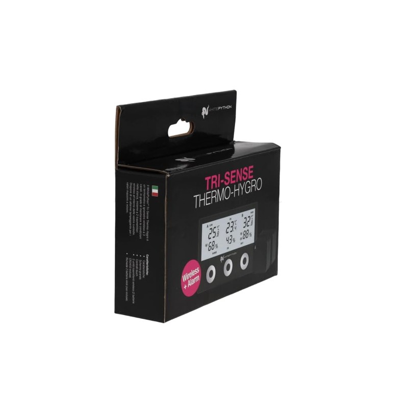 WhitePython Wireless Tri-Sense Thermo Hygro | Reptile Care
