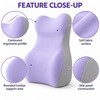 Adjustable Memory Foam Backrest Pillow with Neck Support, Ergonomic Bed