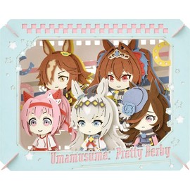 Ensky Uma Musume Pretty Derby PT-245 Horse Musume Pretty Derby 2, Approx. H 3.1 x W 3.9 x D 1.7 inches (80 x 100 x 42 mm), Made of Paper