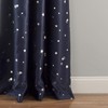 Lush Decor Light Filtering, Energy Efficient (Pair), Navy Star Blackout