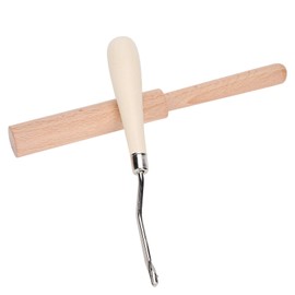 Durable Bent Latch Hook Tool, Crochet Needle, Well‑Made Beautiful Strong Practical Comfortable for Create Beautiful Carpets Braid Hair Hair Weaving Crafts