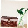 MAGICLULU Lidded Woven Storage Basket with Liner Deep for Organizing