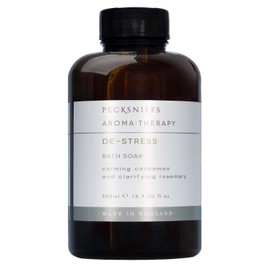 Pecksniff's Aroma:Therapy De-Stress Bath Soak Decanter | 500ml/16.9 Fl Oz
