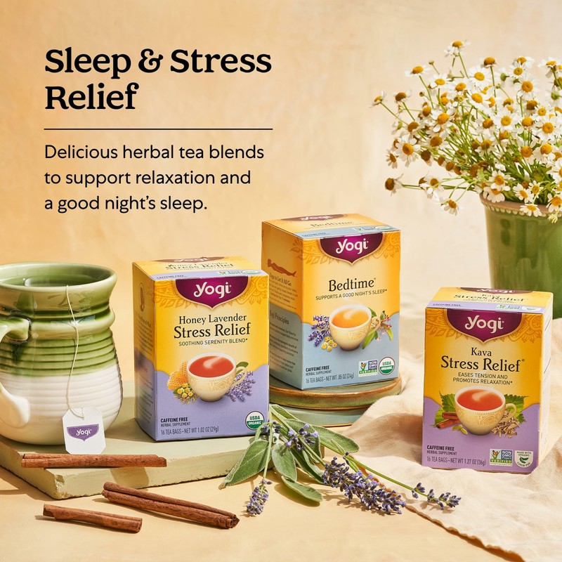 Yogi Tea Relaxed Mind Tea - 16 Bags per Pack