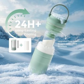 Momcozy Refrigerador Nevera Portátil para Leche Materna 300ml - Enfría hasta 24H Sin Hielo, Regalo Esencial para Mamás Lactantes y Viajes, Fácil de Llevar