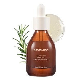 AROMATICA Vitalizing Rosemary Firming Ampoule Serum - Skin Revitalizing Retinol Serum for Face, Moisturizing  Strengthening Skin Barrier (30ml)       