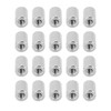 20Pcs Coupling Nut Round Rod Connector 304 Stainless Steel Female