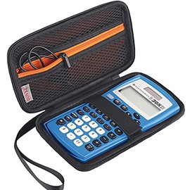BOVKE Scientific Calculator Carrying Case Replacement for Texas Instruments TI-30X IIS 2-Line Scientific BA II Plus Financial Calculator, Black