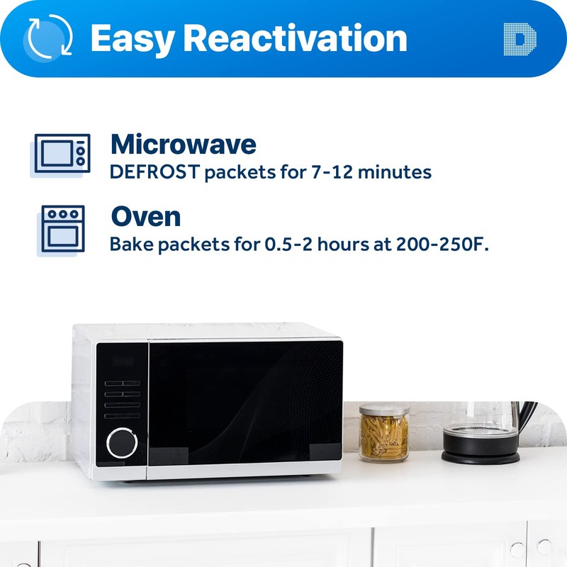 2gm Pack of 100 "Dry&Dry" Silica Gel Packets Desiccant Dehumidifier