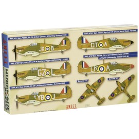 Sweet 1/144 Hurricane, Ace into the sun Plastic Model Kit 2 Machine Set 14104 