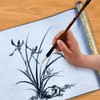 Flylin Calligraphy Cloth,Reusable Chinese Calligraphy Practicing Tool,Magic Water Painting Paper,Water