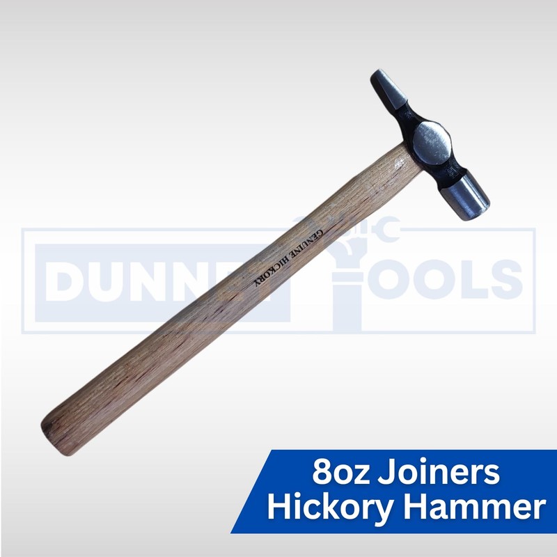 Dunnet Tools Traditional Cross Pein Hammer with Wooden Handle -