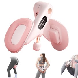 MATTJIASPOP - Entrenador de Cadera Kegel, Ejercitador de Suelo Pélvico para Mujeres Rosa.