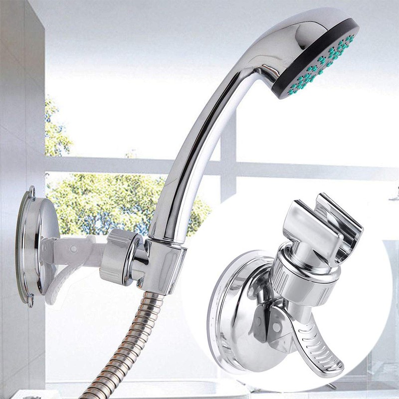 Shower Head, Adjustable Rotatable Bathroom Suction Cup Shower Head Wall