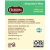 Celestial Seasonings Sleepytime Mint Herbal Tea - Caffeine Free Sleep