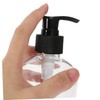 STOBAZA 2Pcs Refillable Pump Lotion Bottle Transparent Shoulder Dispenser for