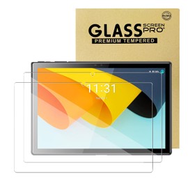 Hoibon 2 Pack For BYYBUO SmartPad A10L 10.1 inch Tablet Screen Protector,9H Scratch Resistance Bubble-Free Tempered Glass Screen Protector For BYYBUO SmartPad A10L/TECLAST P20HD/TECLAST M40 Tablet