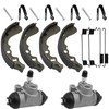 M MATI Front Brake Wheel Cylinders Shoes for Kawasaki Mule