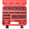 SONIGEKOSocket Set 1/4" Drive Impact Socket Set,55-Piece 6 Point Deep,Standard