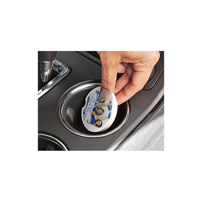 Traci's Fun Creations Bullet Shell Car Coaster, 2.6 Inch Sandstone