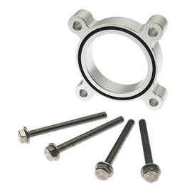 JINGLING March YK12 K13 NK13 K13 K13 K13 NISMO-S Throttle Spacer 1.5L HR15DE Engine Throttle Body Spacer Aluminum Fuel Economy Boost Horsepower Boost Torque 1 Piece Silver