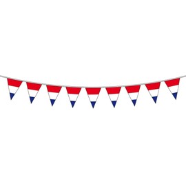 Folat 07428 Bunting Garland Red-White-Blue-10 m, Multi-Colored