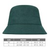GADIEMKENSD Winter Bucket Hat Premium Wool Packable Plain Colours Unisex