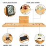 Utoplike Bamboo Bathtub Tray Caddy for Tub, Bath Table Bathroom
