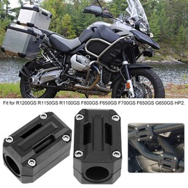 Terisass Bumper Blocks 3 Pair Motorcycle Engine Bumper Guard Blocks 22/25/28mm Motorbike Bumper Block Protection Decor for R1150GS F700GS 1290 Super+barkbusters,+aukson motorcycle bumper decorative b