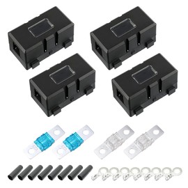 Tiardey 4PCS Midi & Mega Fuse Holders for Cars, Trucks & Vehicles (2 x 60A-2 x 80A)