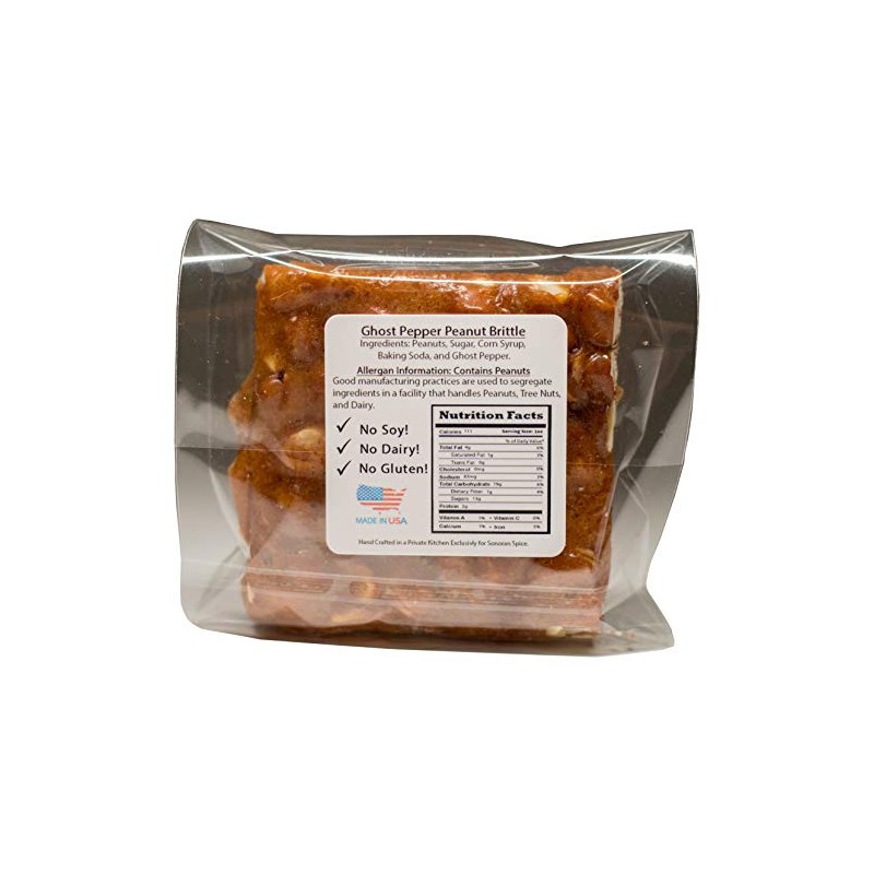 Ghost Pepper Spicy Peanut Brittle