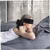 Healvian 2pcs Adjustable Satin Sleep Masks for Travel Relaxation Lightweight