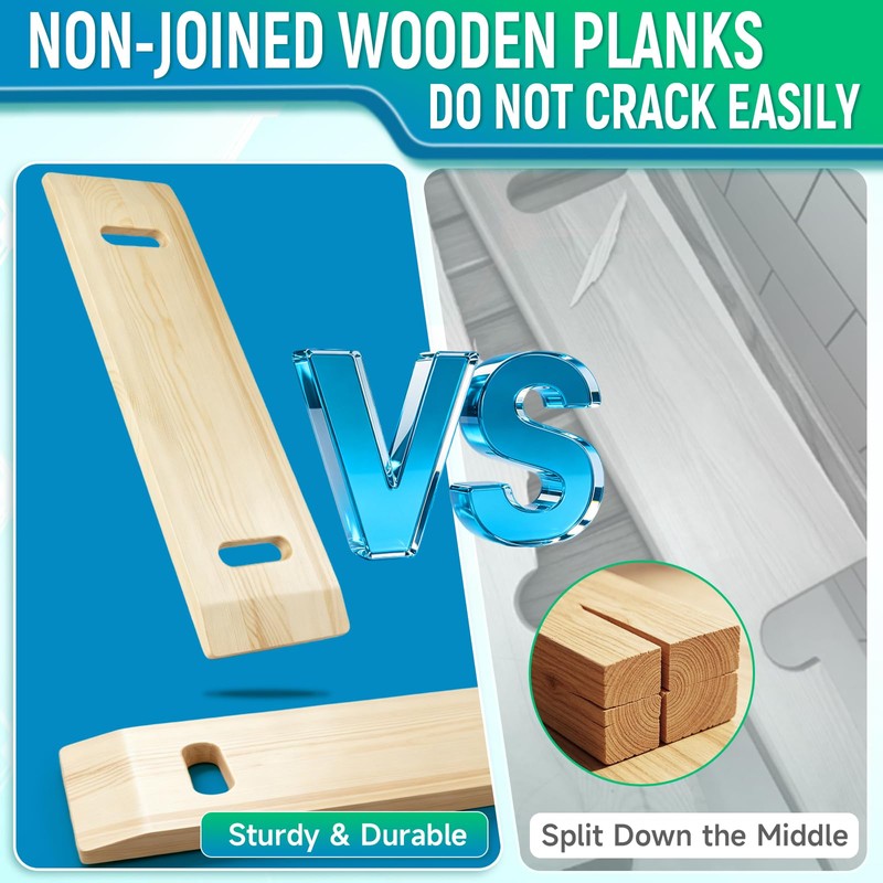 Wooden Transfer Board,28.7"Sliding Board Transfer to Wheelchair Senior