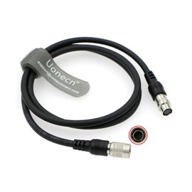 Uonecn Hirose 4 Pin Male to Hirose 4 Pin Female HR10A-7J-4S Power Cable for Sony BVM-F250 Monitor 80 cm