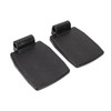 2pcs Wheelchair Footplate Plastic Ergonomic Wheelchair Footrest Pedal Replacement Accessory