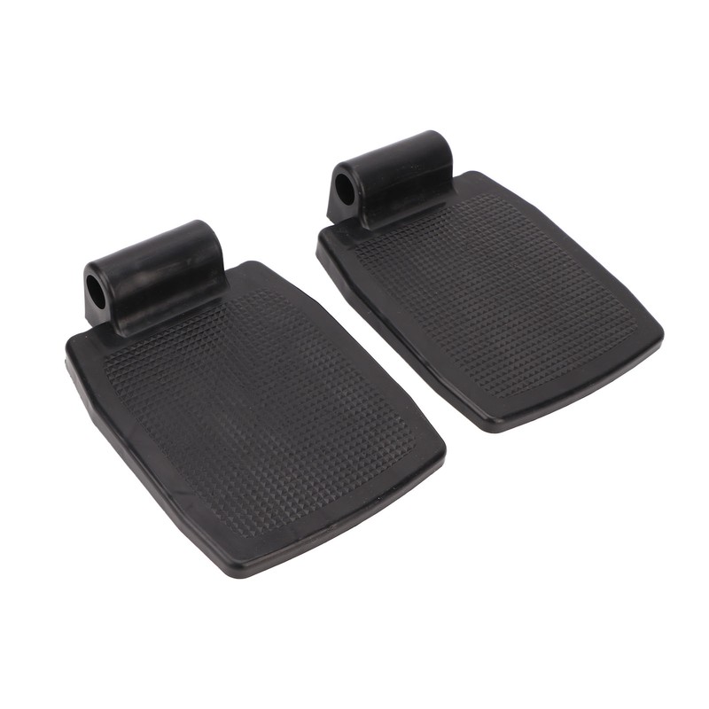 2pcs Wheelchair Footplate Plastic Ergonomic Wheelchair Footrest Pedal Replacement Accessory