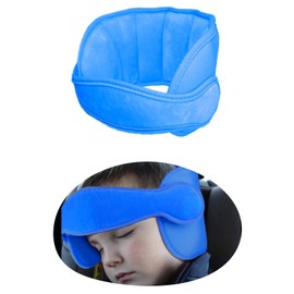 ZOIBV Child Seat Headrest, Head Protection Sleeping, Car Seat Neck Support Children Adjustable Head Protection Head Holder Child Seat Baby, Suitable for Car Seats, Sleeping Pillow Head Holder, Blue