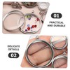 Hohopeti 2pcs Openable Locket Necklace Floating Photo Frame Locket Pendant