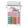 VENNQD Organizer and Storage Stand Compatible with Cricut Machines,Rolling Storage