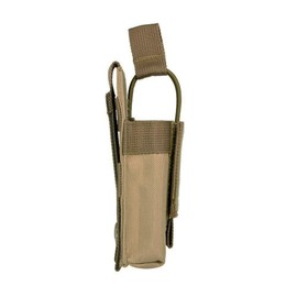 M1Surplus MOLLE TAN Radio Pouch + Patriot Flag Morale Patch This Item Fits Baofeng 5RM UV-5R UV-9R F8HP GT-3TP UV82 UV-S9 UV-9R G11S BTECH DMR-6X2 GMRS MURS V1 V2 Wouxun KG-UV8H KG-UV6D HT Ham Radios