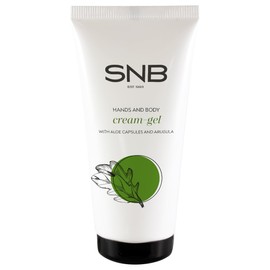 SNB Professional Hand and Body Cream Gel 50 ml with Aloe Capsules and Arugula Extract Hand Care & Body Care for Very Dry and Cracked Skin with 94% Natural Ingredients