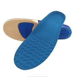 Andmore Insole, Thin, Men's, Women's, Sports, Shock Absorption, Insole, Deodorizing, Adjustable Size, Poron Material, Yoga Mat, Sweat Absorbent, Dehumidifier, Deodorizer, L (10.0 - 10.8 inches (25.5 - 27.5 cm), Blue)