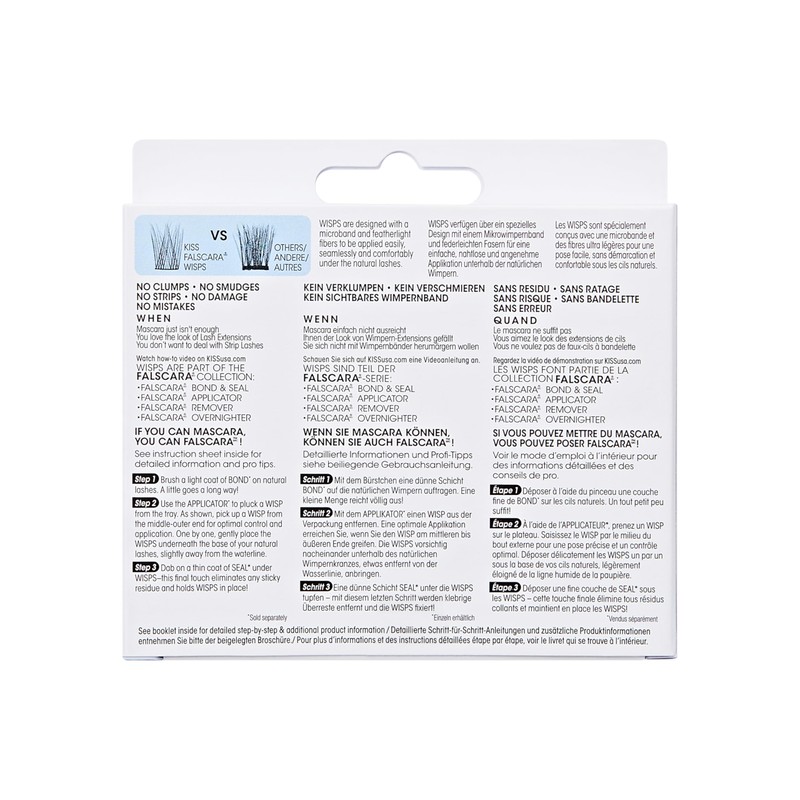 FALSCARA Collection DIY Eyelash Extension Multipack, Feather-Light Eyelash Fibres, 30