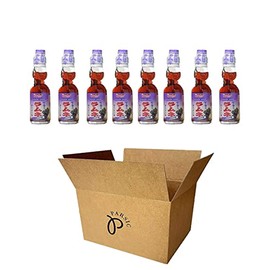 RAMUNE Japanese Soft Drink multi-pack, 8 Bottles, 6.76 Fluid Ounce (Grape)