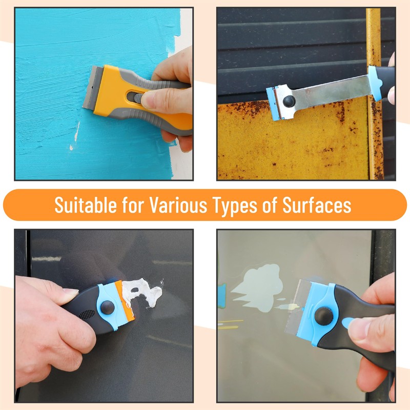 Bates- Razor Blade Scraper Set, 3 Pack, Razor Scraper Set