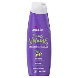 Aussie For Fine Hair - Aussie Paraben-free Miracle Volume Conditioner W/ Plum & Bamboo, 12.1 Fl Oz