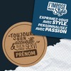 Untersetzer aus Kork, personalisierbar, 6 Stück, originelle Geschenkidee