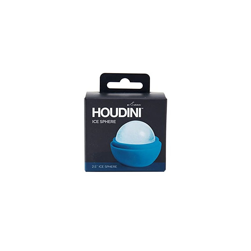Houdini H9-013401T Sphere Ice Mold, 2.5 inch, Blue