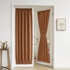 Vatge Terracotta Door Curtains for Doorways Burnt Orange Sidelight Curtains